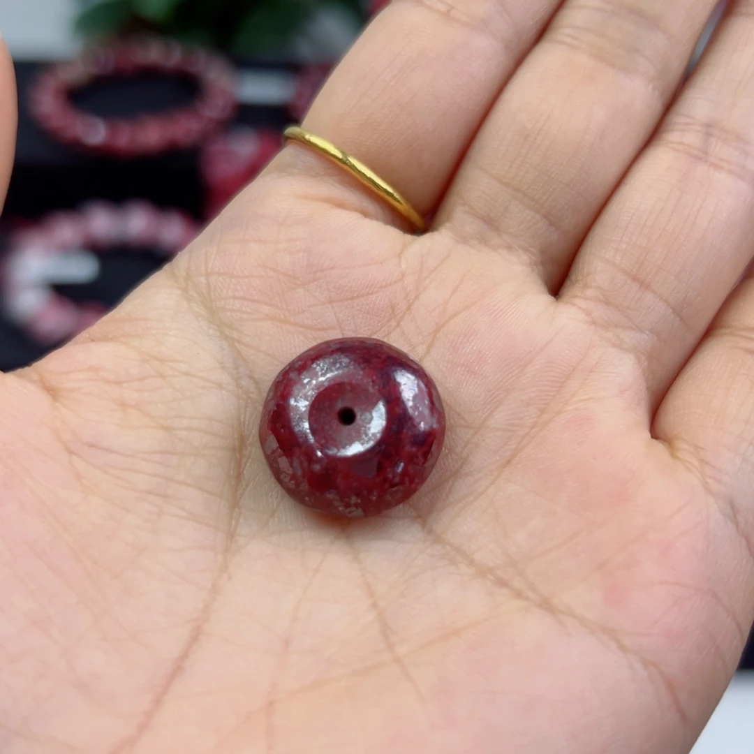 天然辰砂天然原石 平安扣