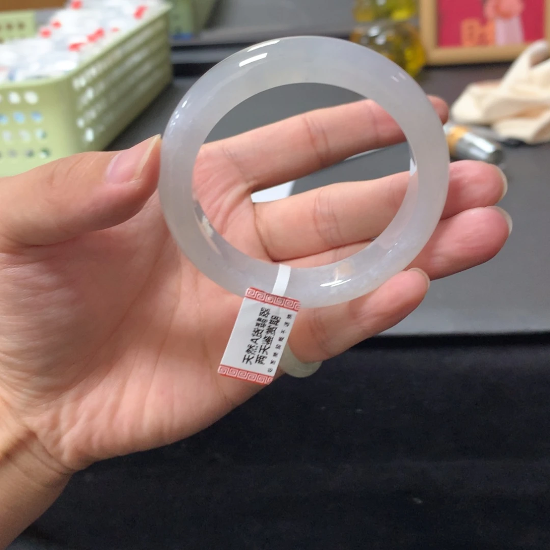 翡翠未镶嵌手镯91号54.5