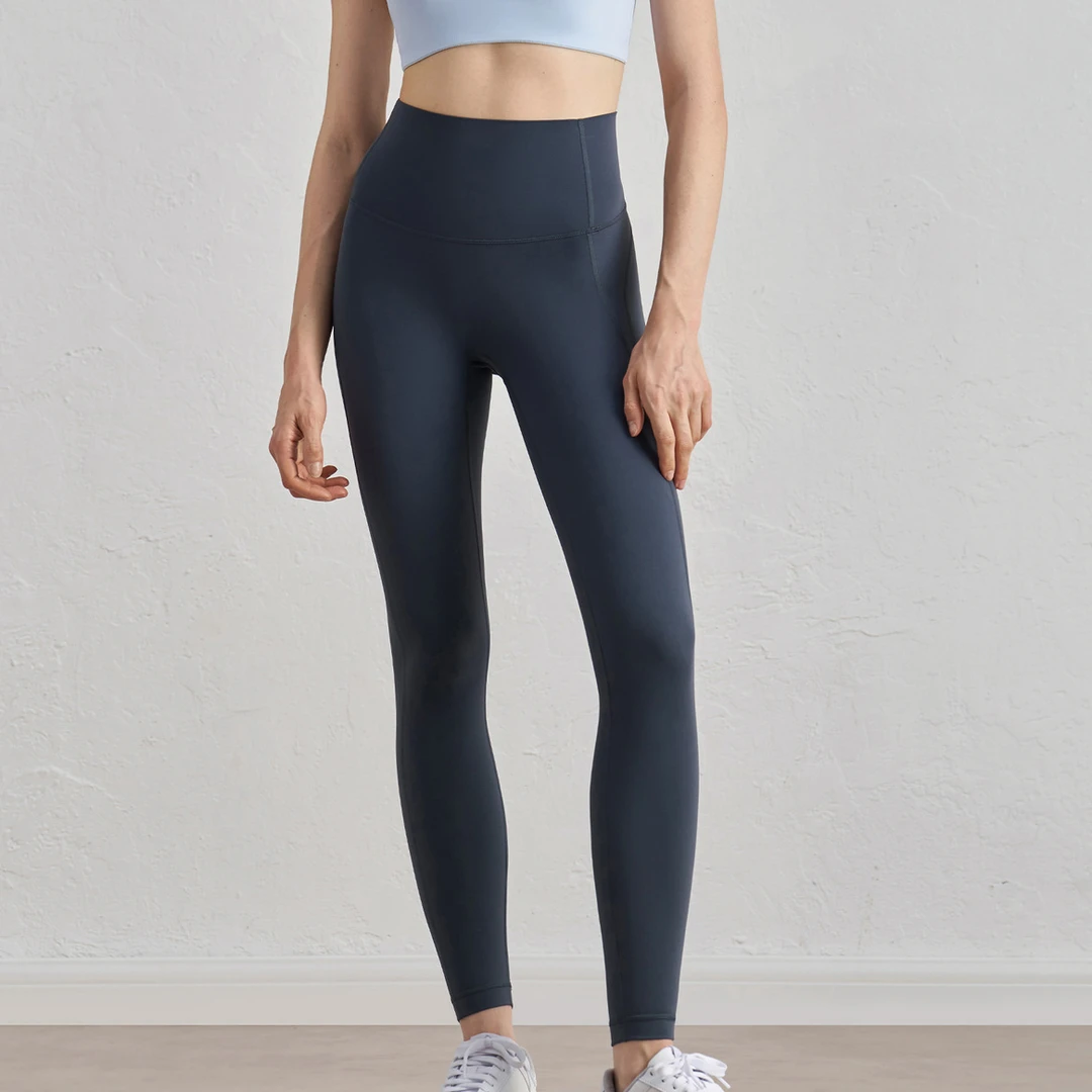 【轻塑】高腰提臀瑜伽裤女裸感运动健身紧身打底裤外穿显瘦033