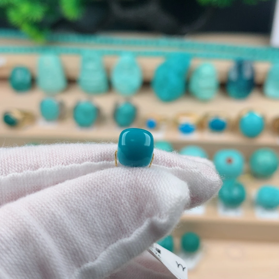 绿松石银S925镶嵌配饰