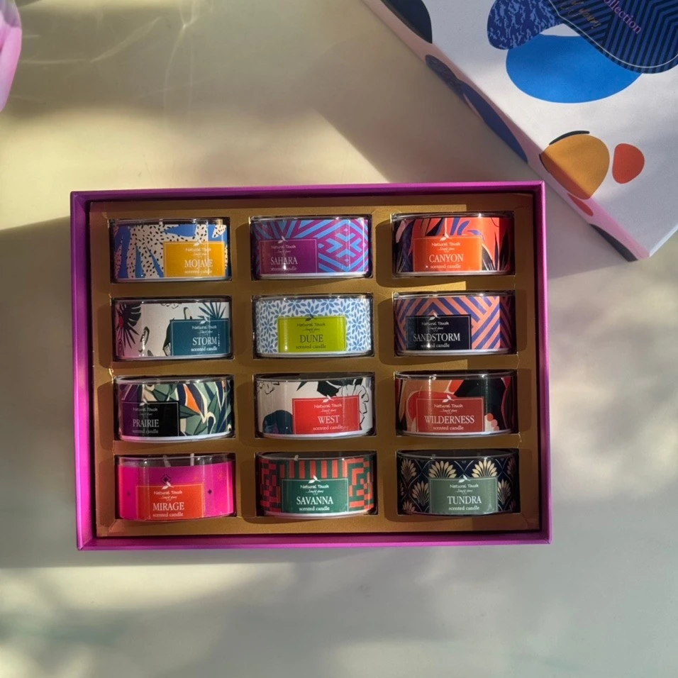 【奇居亭】NaturalTouch海市蜃楼香薰蜡烛12件套卧室摆件