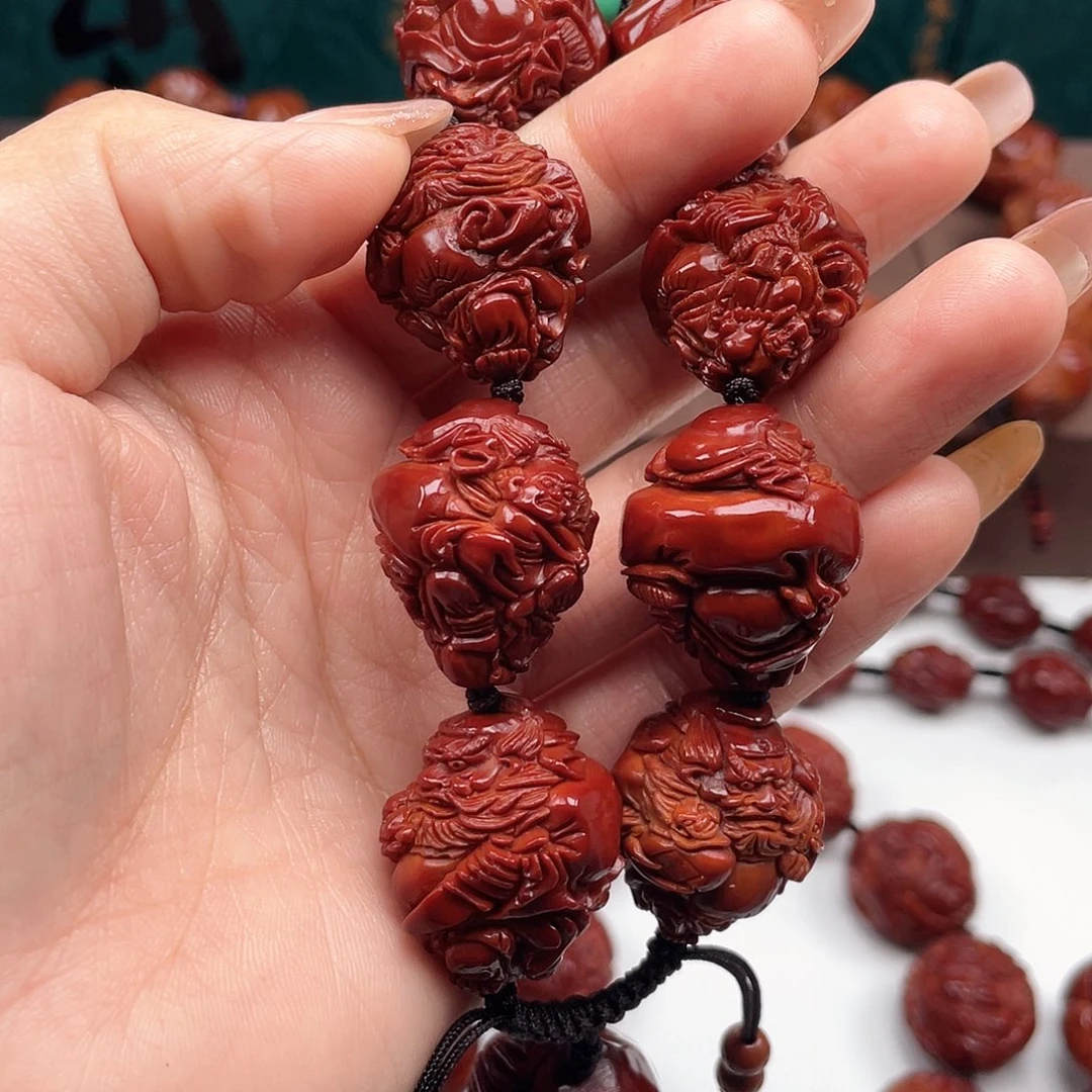 橄榄核手串玺**、钟馗手串