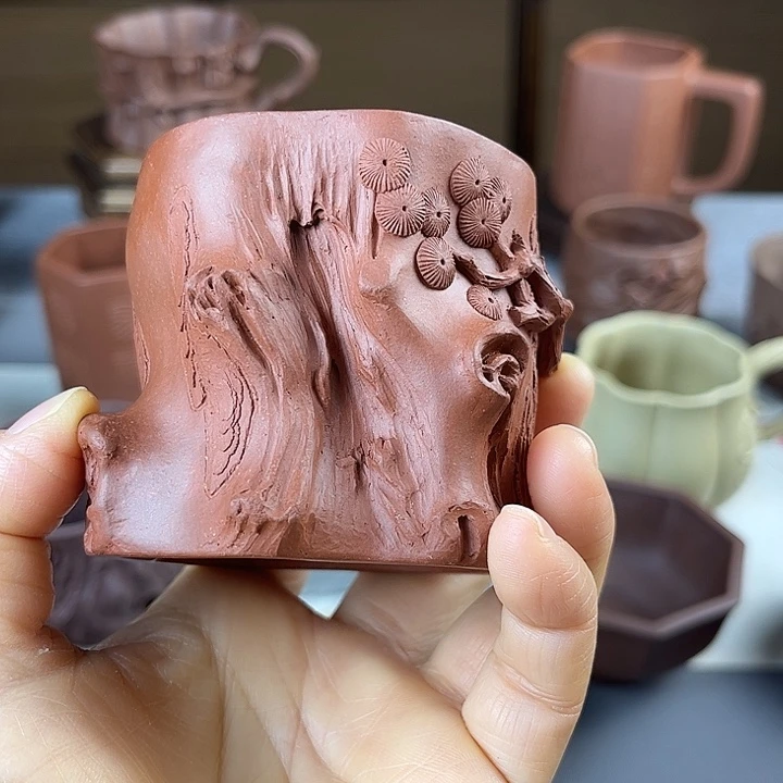 紫砂茶杯全手主人杯1222