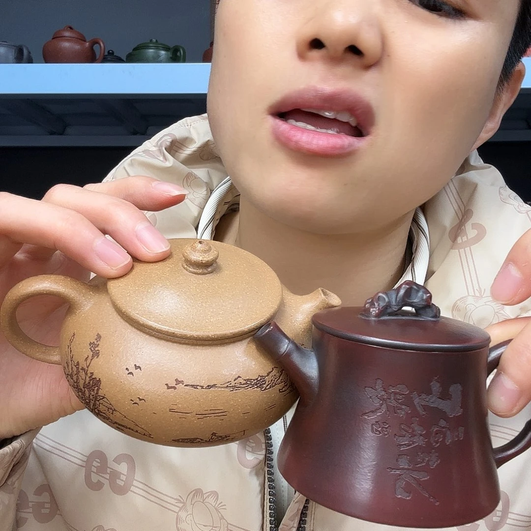 紫砂茶壶民间手艺人全手工制作