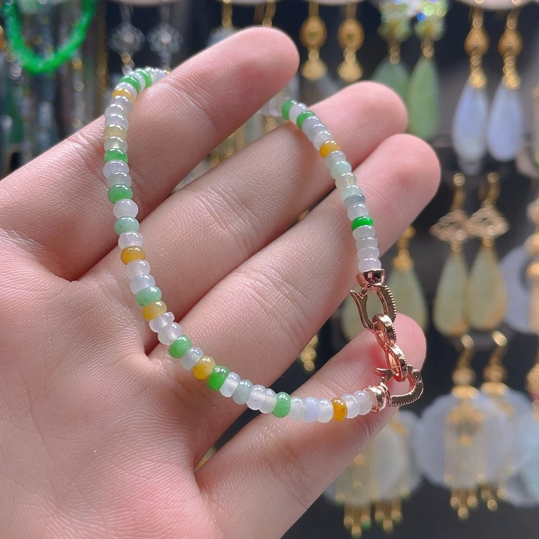 翡翠未镶嵌耳饰翡翠
