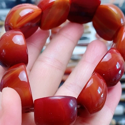 玛瑙/玉髓合金颈饰
