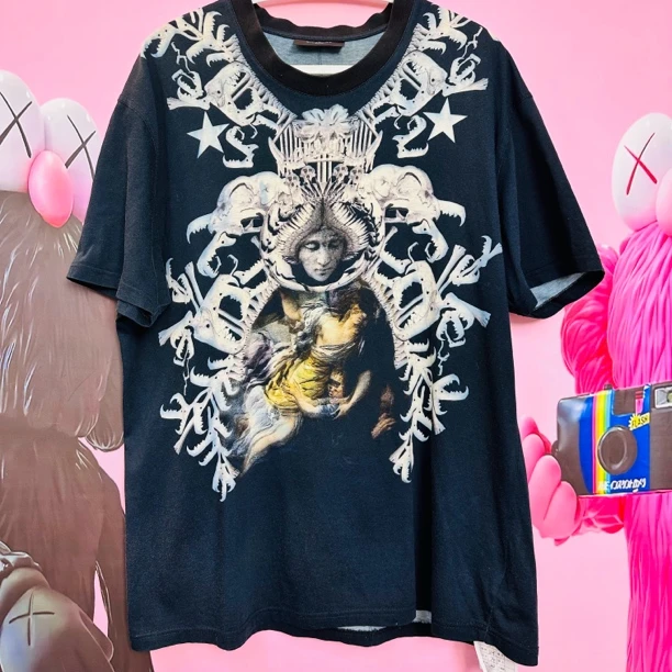 95新 Givenchy/纪梵希 油画人像短袖S码ysc0501