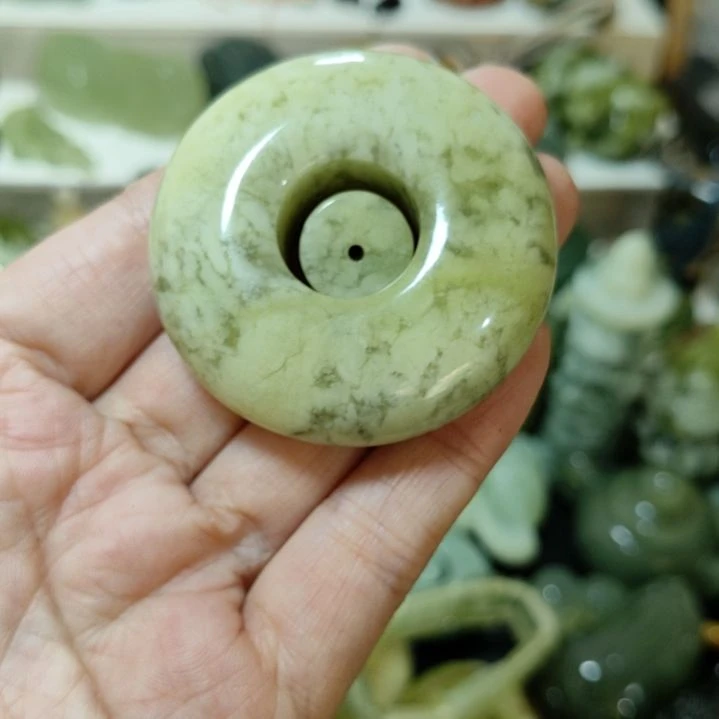 岫玉平安扣未镶嵌