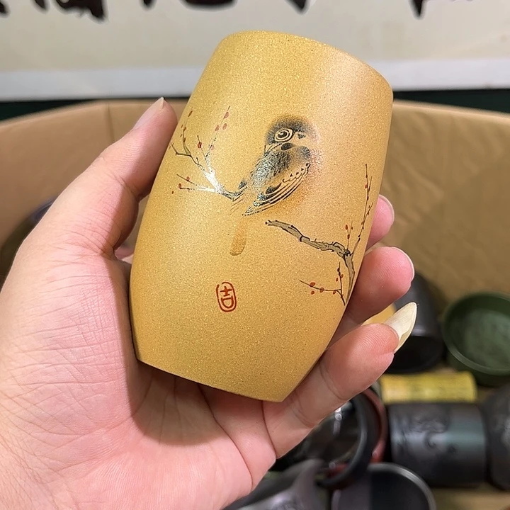 茶杯紫砂全手工紫砂主人杯