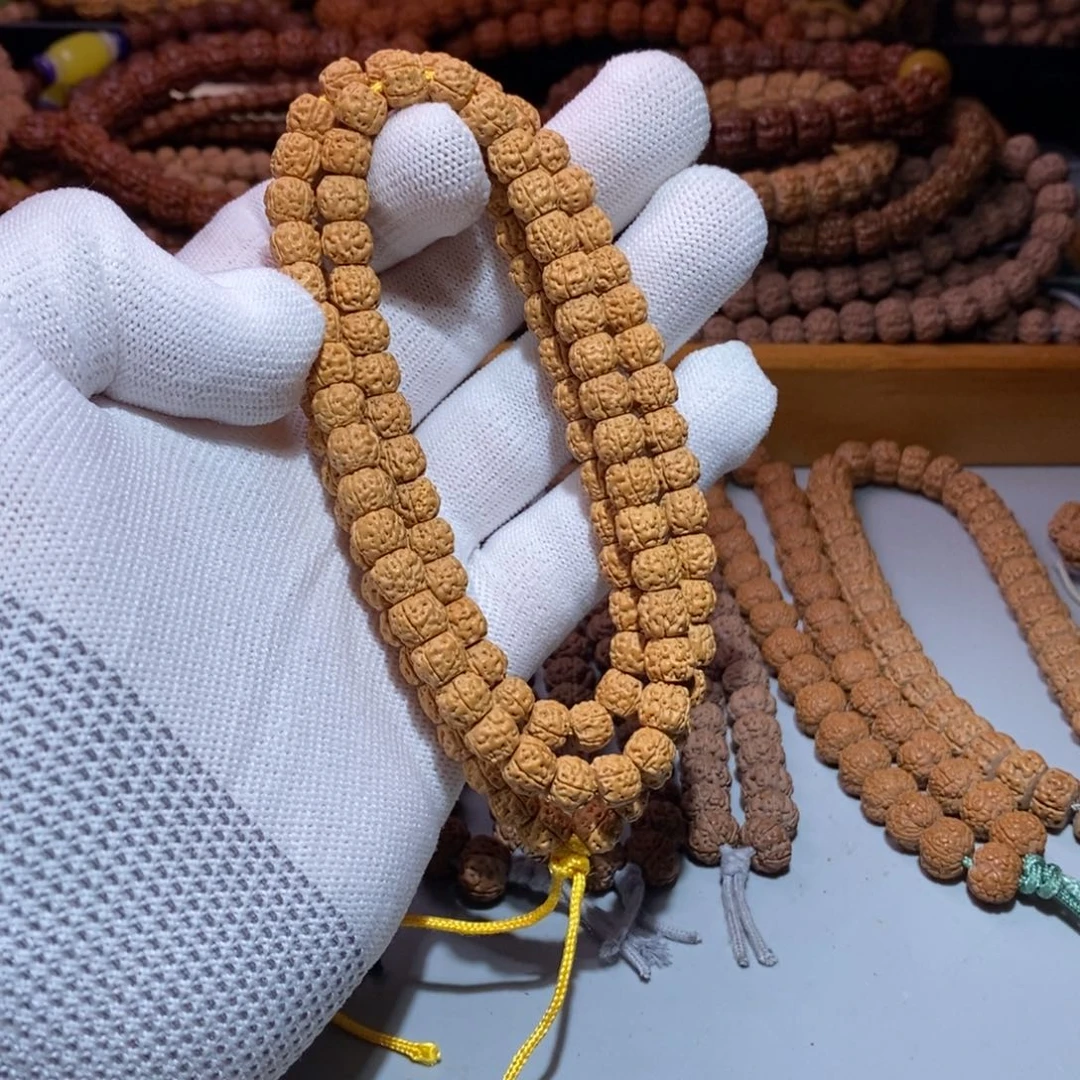 金刚菩提手串7尺寸麦穗盘龙脖挂