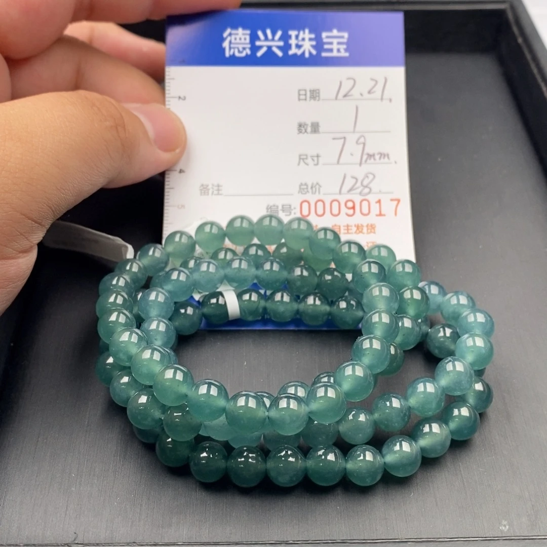 温****翡翠未镶嵌手链翡翠成品手串多样性发货