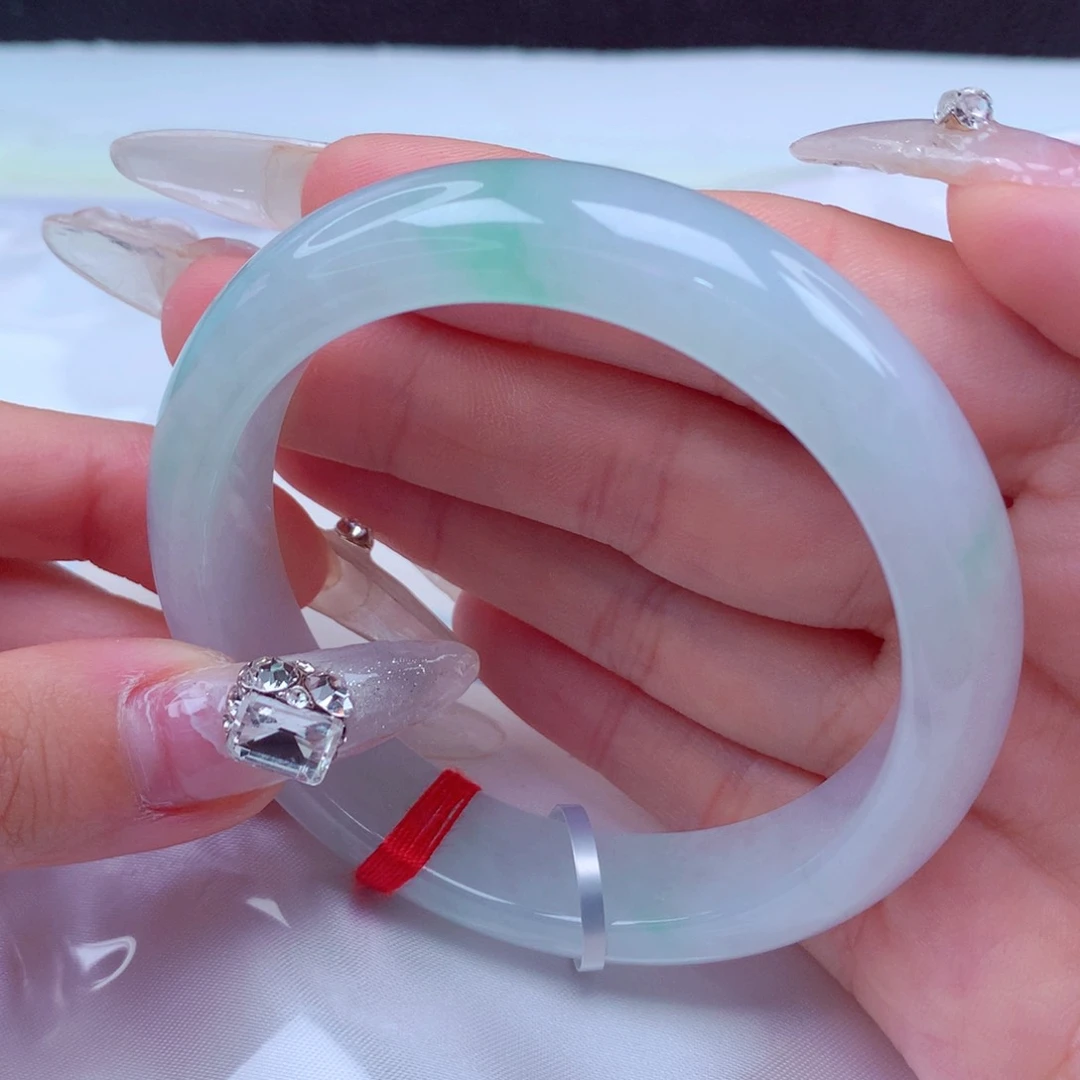 翡翠手镯未镶嵌天然缅甸翡翠A货手镯 83号