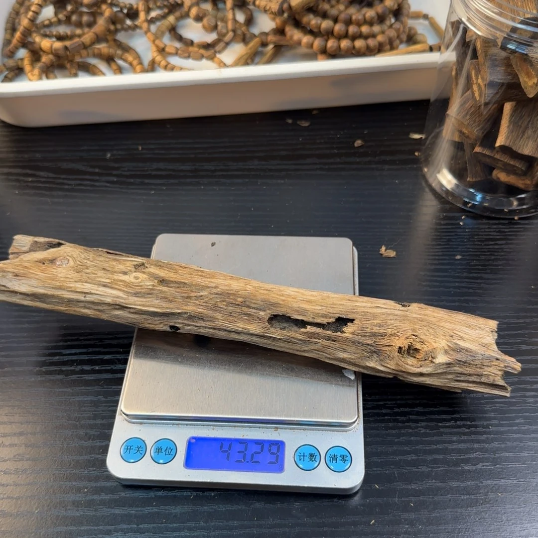 线香奇楠虫漏料43克