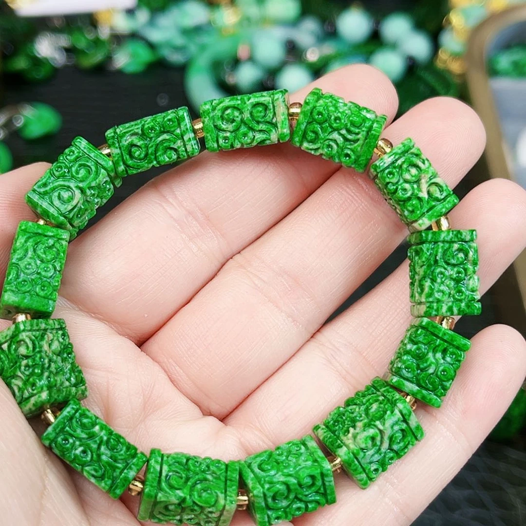 翡翠手链未镶嵌手链