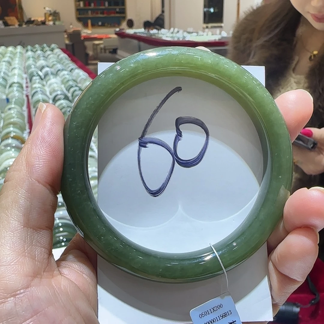 和田玉未镶嵌手镯896