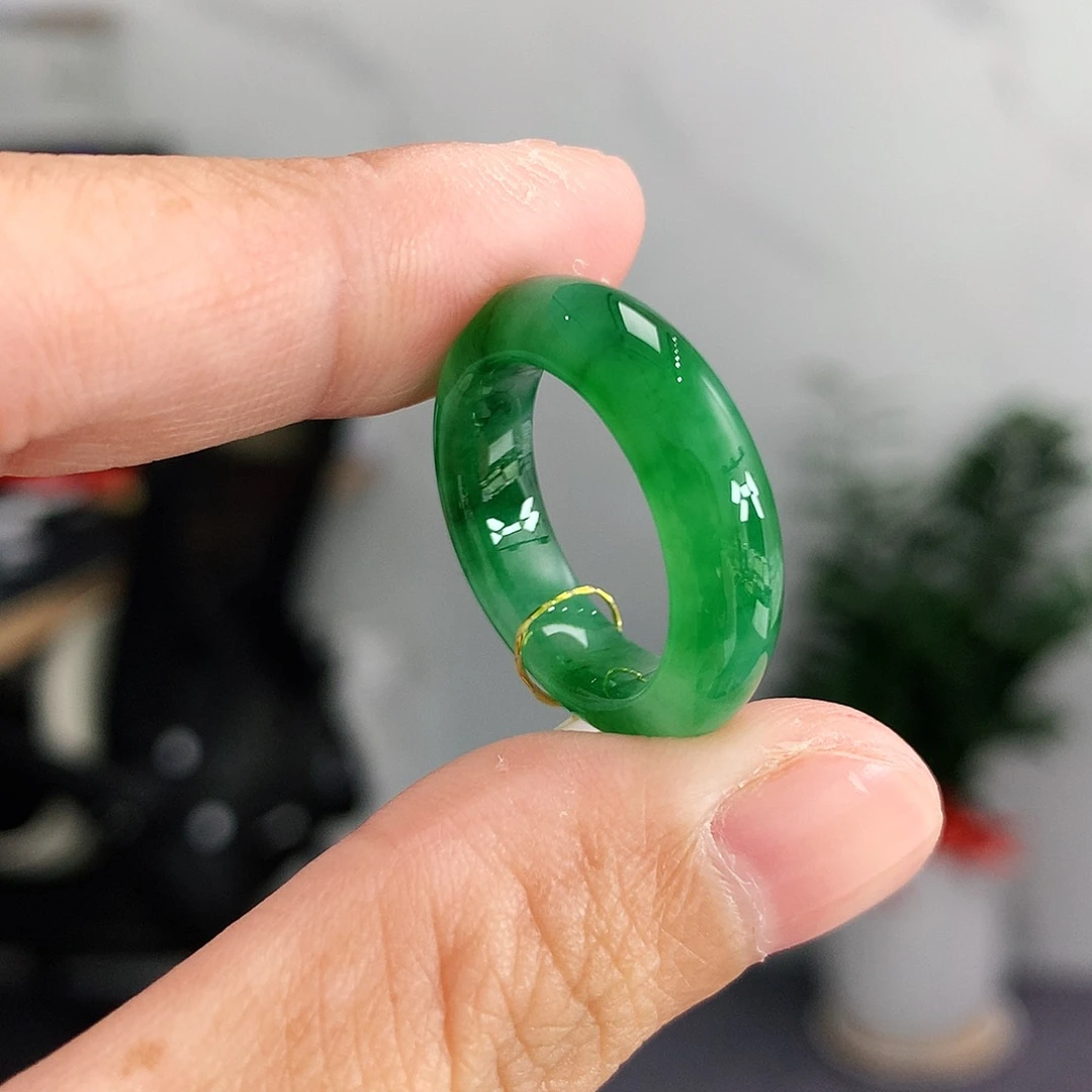 翡翠未镶嵌戒指13号