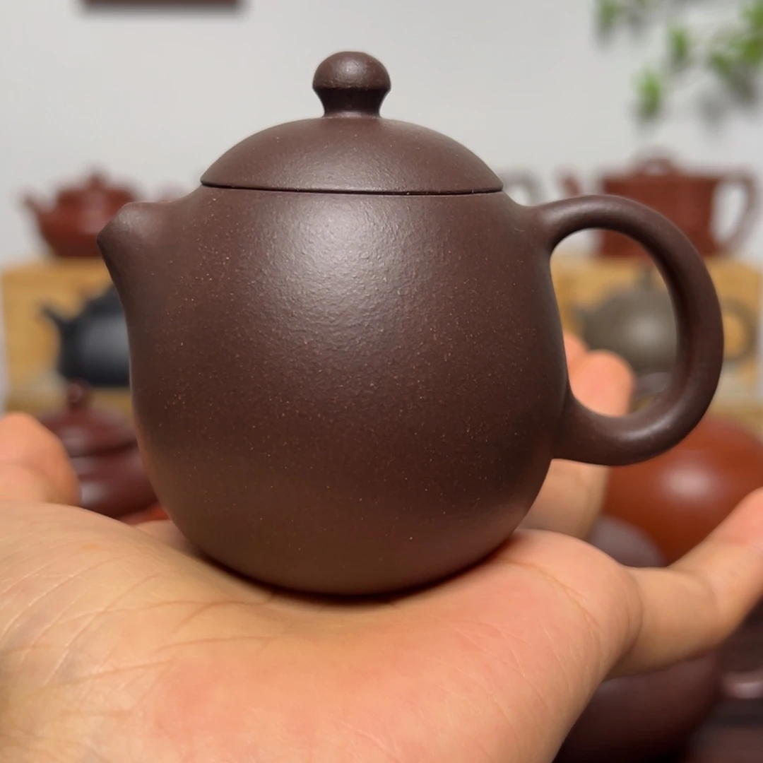 茶壶紫砂110cc龙蛋