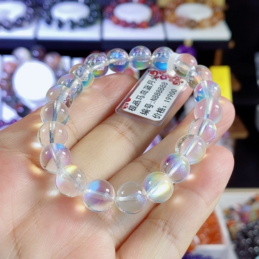 水晶手链未镶嵌马岛蓝月光