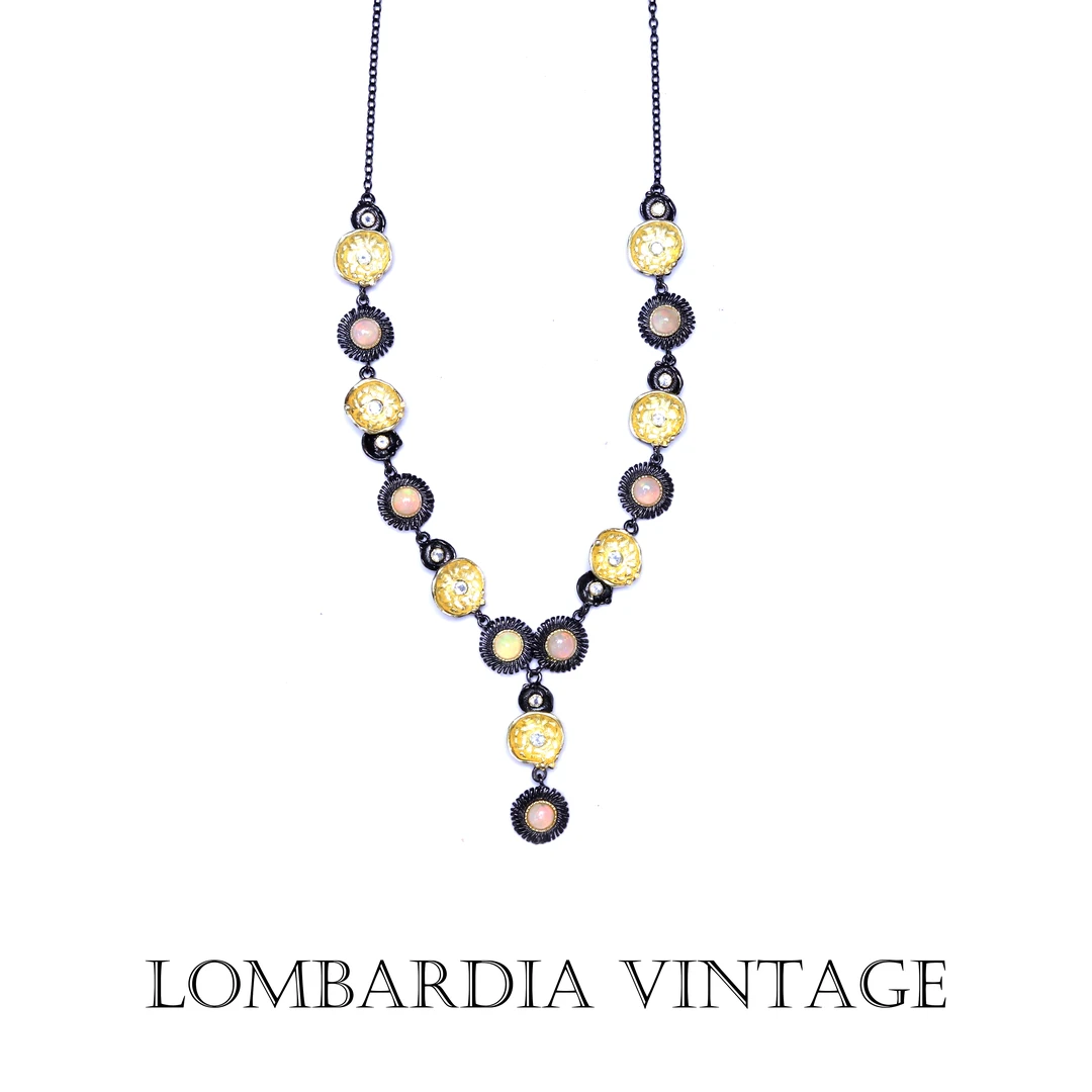 坠链均925银 意大利  手工项圈 925银 錾刻简约高级风项圈