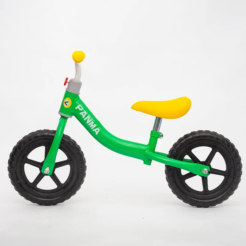 可爱12寸滑步车2-3-4岁无脚踏宝宝平衡自行车发泡轮高碳钢车身