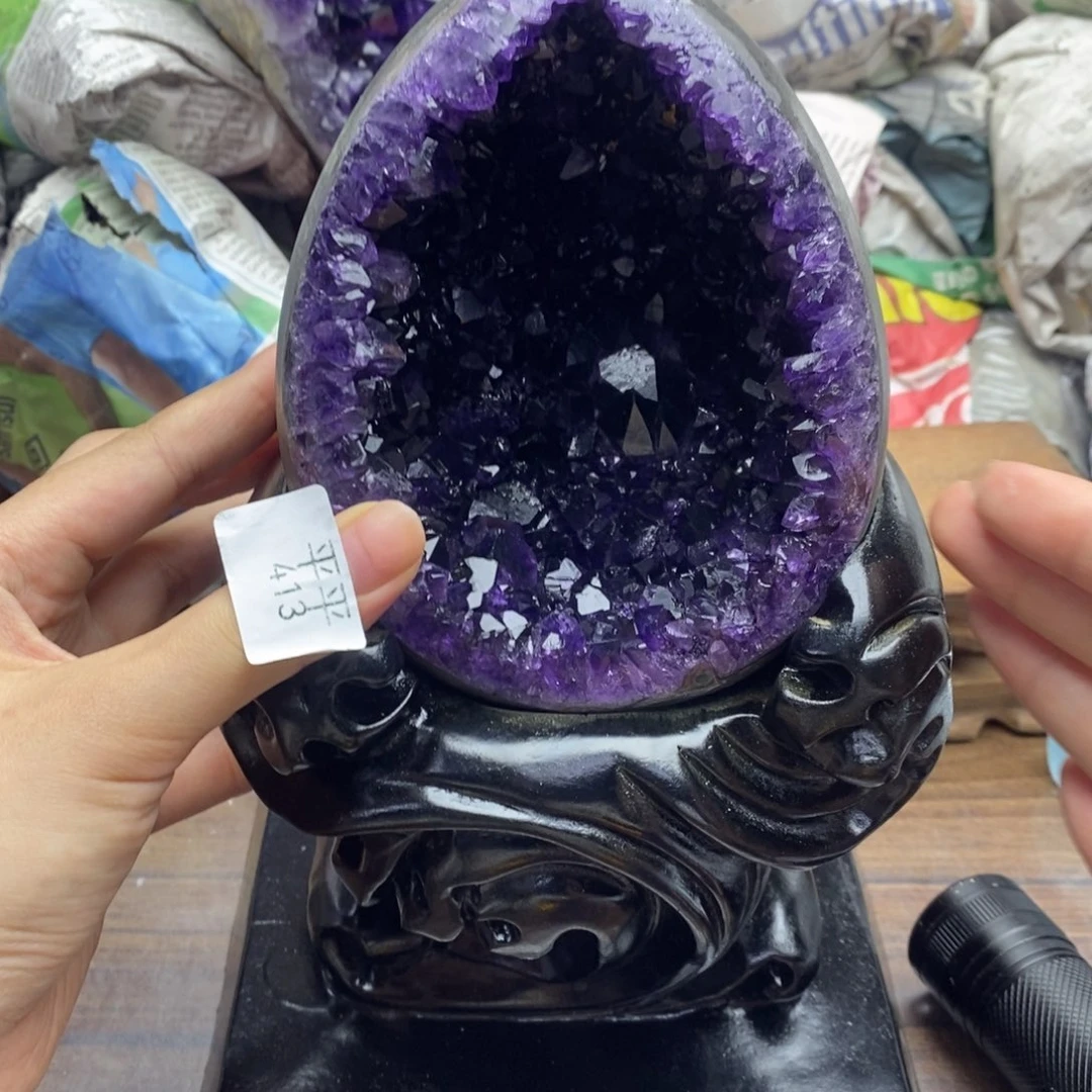 紫晶珠宝半成品未镶嵌