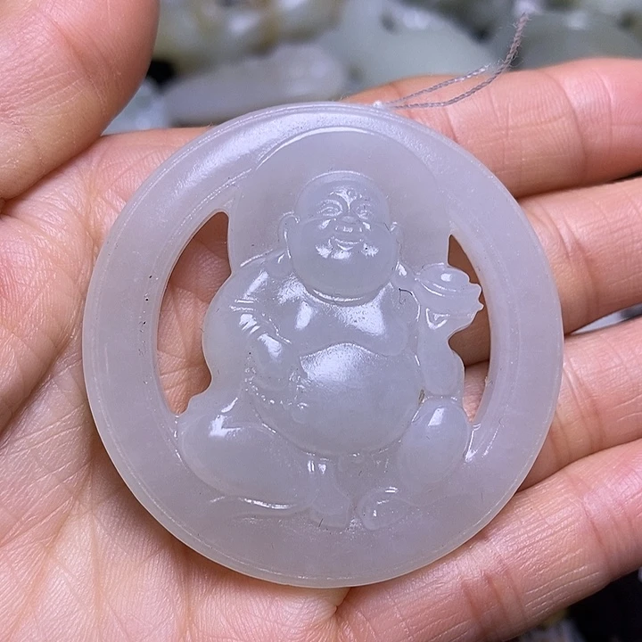 和田玉未镶嵌挂件