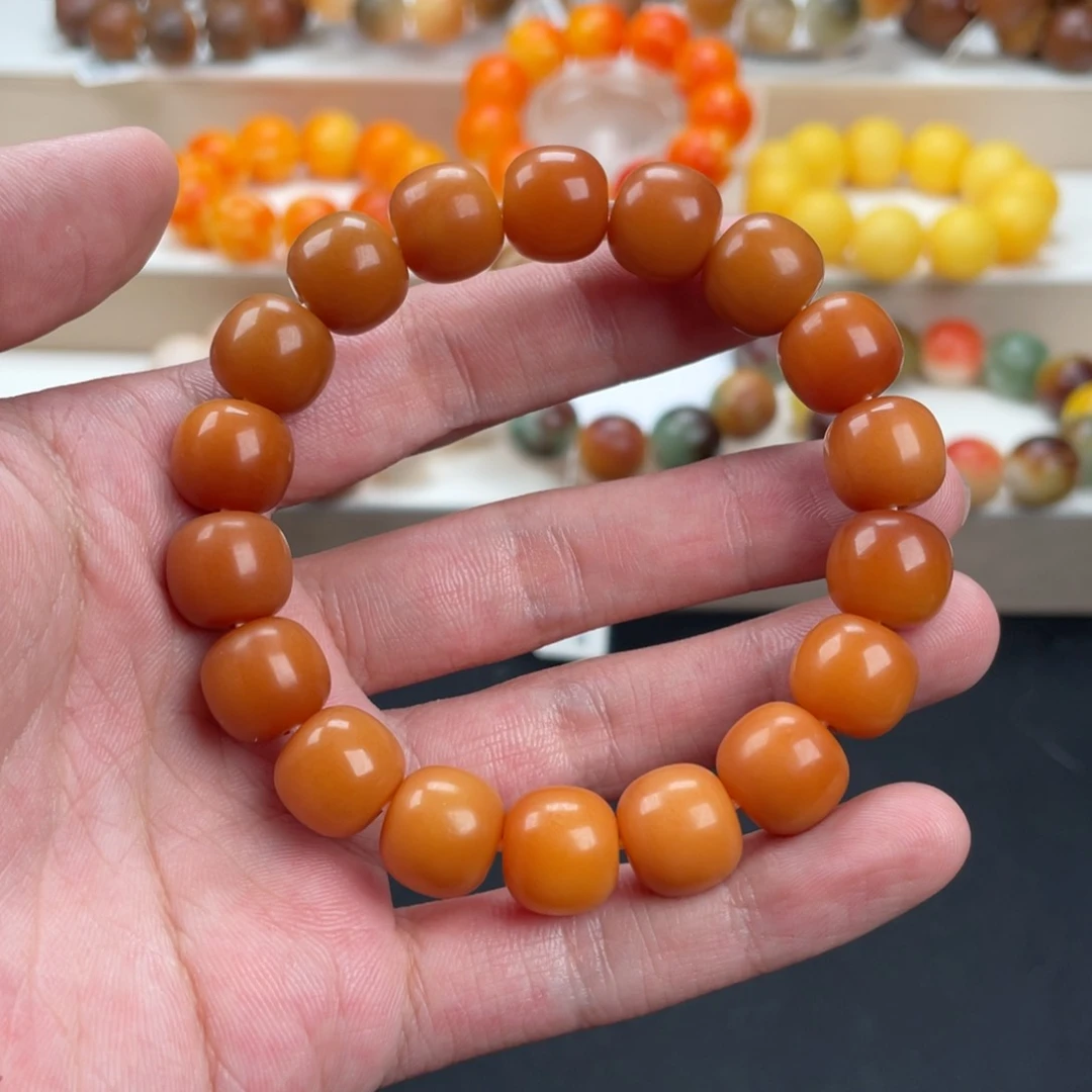 菩提根/象牙果吊坠卡13橘桶