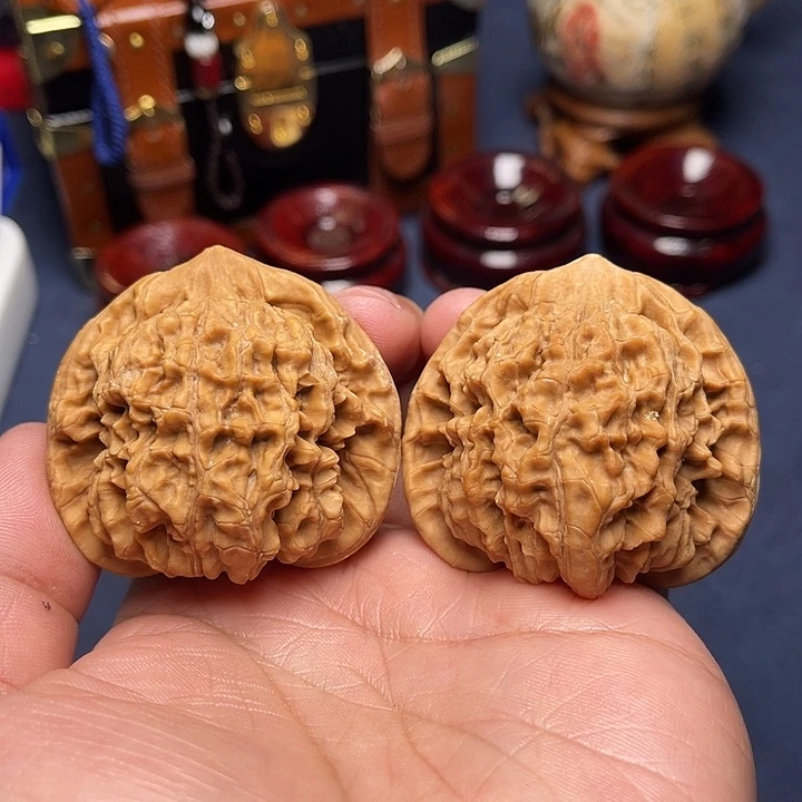 把件文玩核桃48大官帽