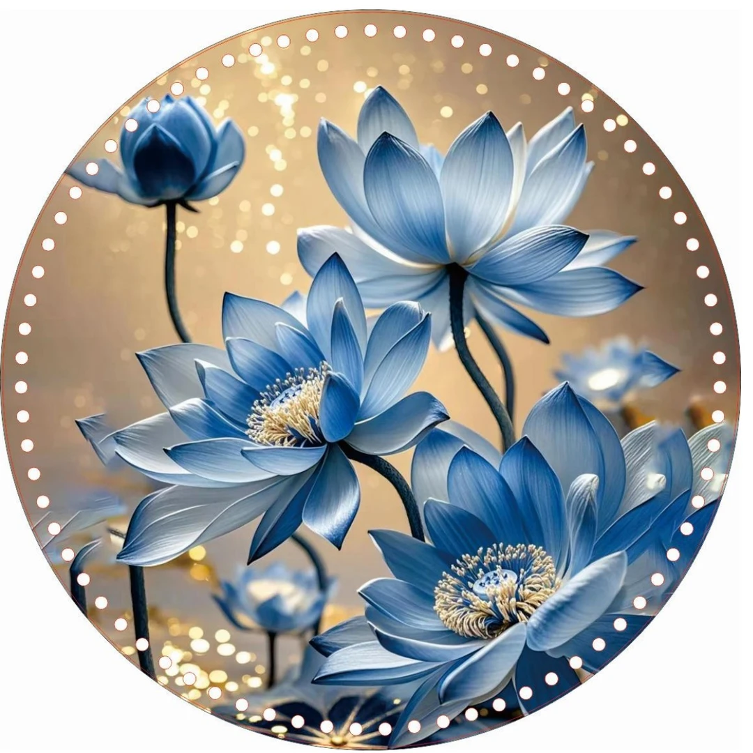 {友趣百货}【拍6送1】赠送随机30厘米大孔亚克力水晶板 编织底板