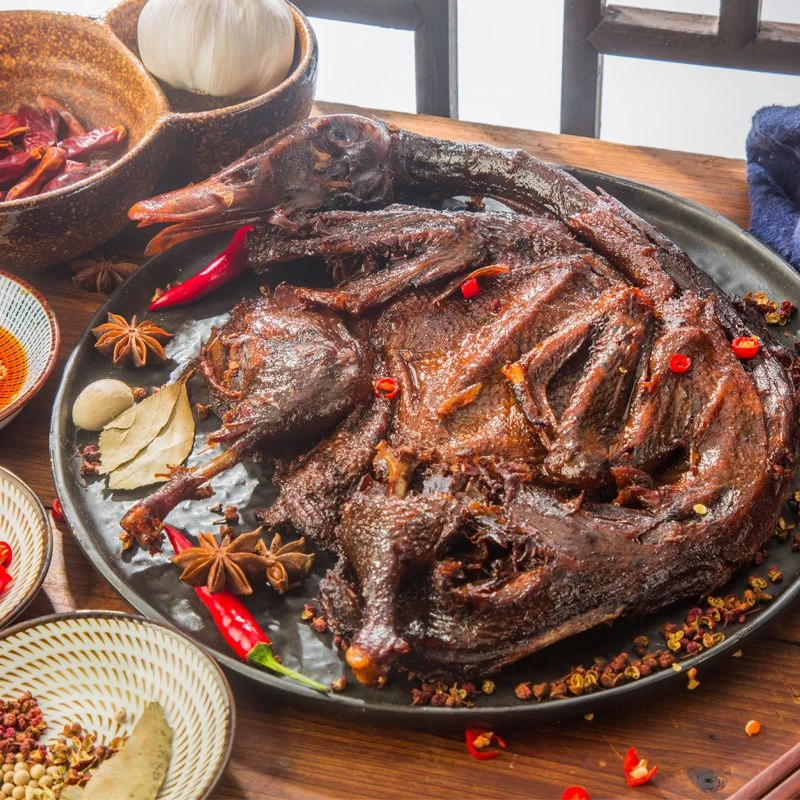 烤鸭卤味正宗鸭货鸭翅鸭腿酱板鸭系列湖南常德特产手撕加板鸭即食