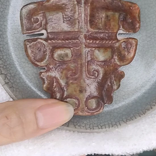摆件开票瓷器瓷片摆件