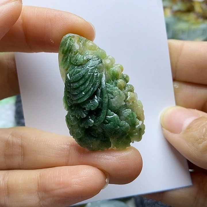 定制翡翠未镶嵌毛货