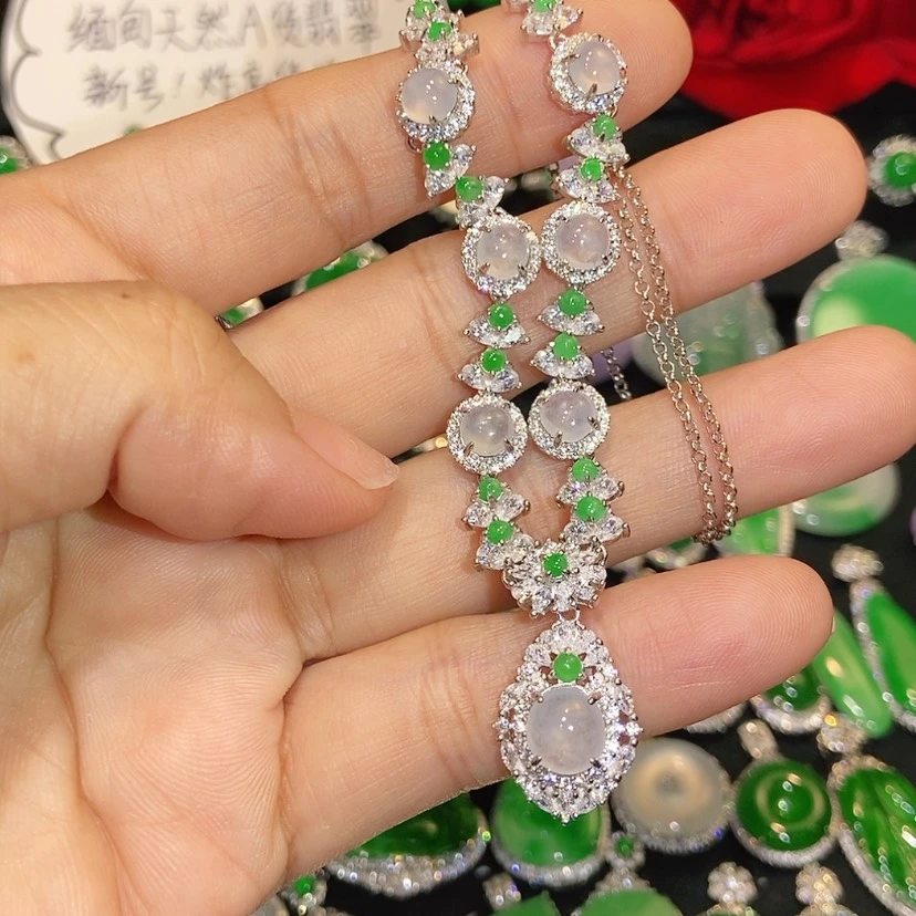 【闪购商品】翡翠未镶嵌颈饰天然翡翠