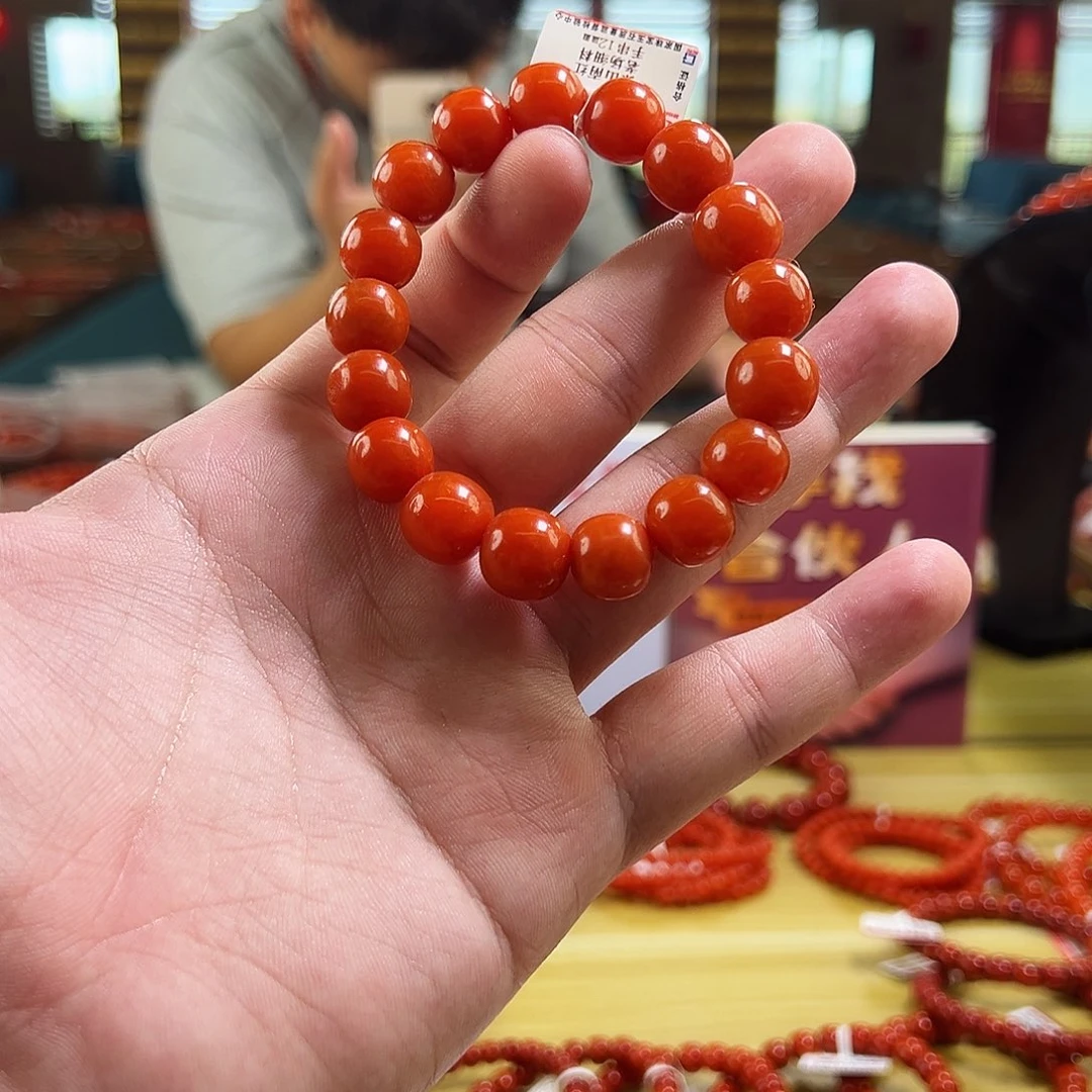 南红玛瑙未镶嵌手链