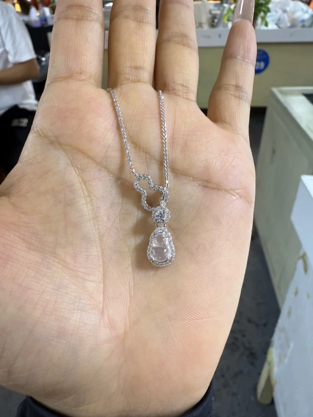 天然缅甸A货翡翠项链