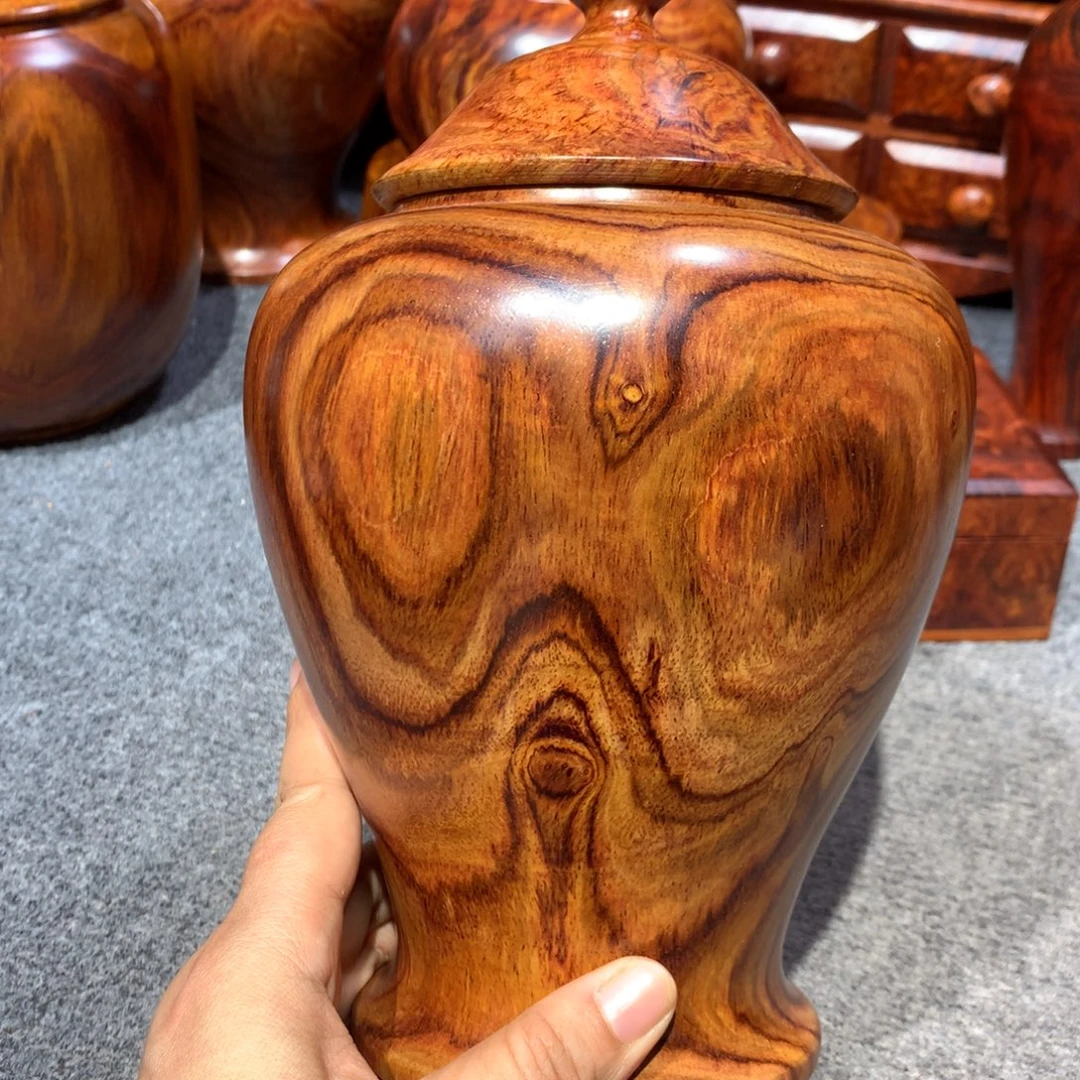 无***️木越南黄花梨将军罐