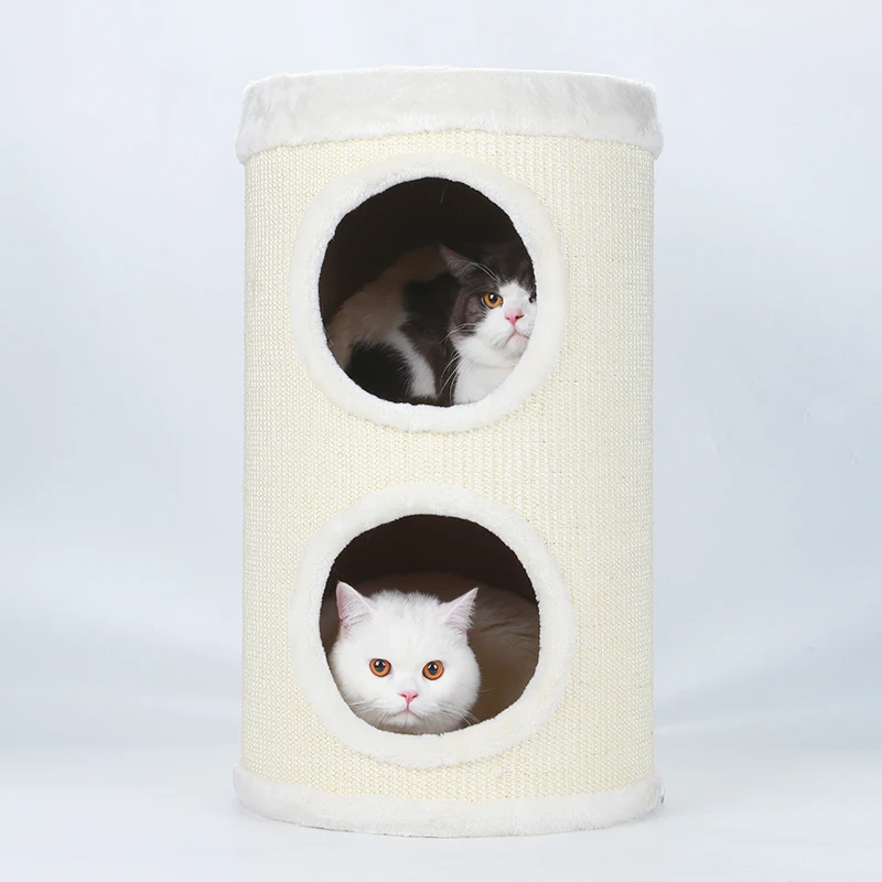 剑麻桶猫爬架猫窝一体多层猫房子冬季保暖适合多猫猫抓板不掉屑