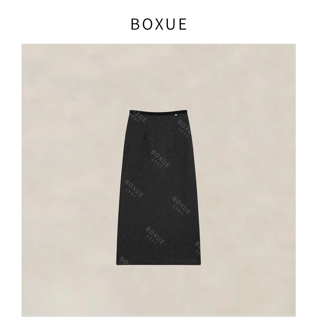 BOXUE“柏兰”2025秋冬新款高级感半身裙 裙子#250918Q5039