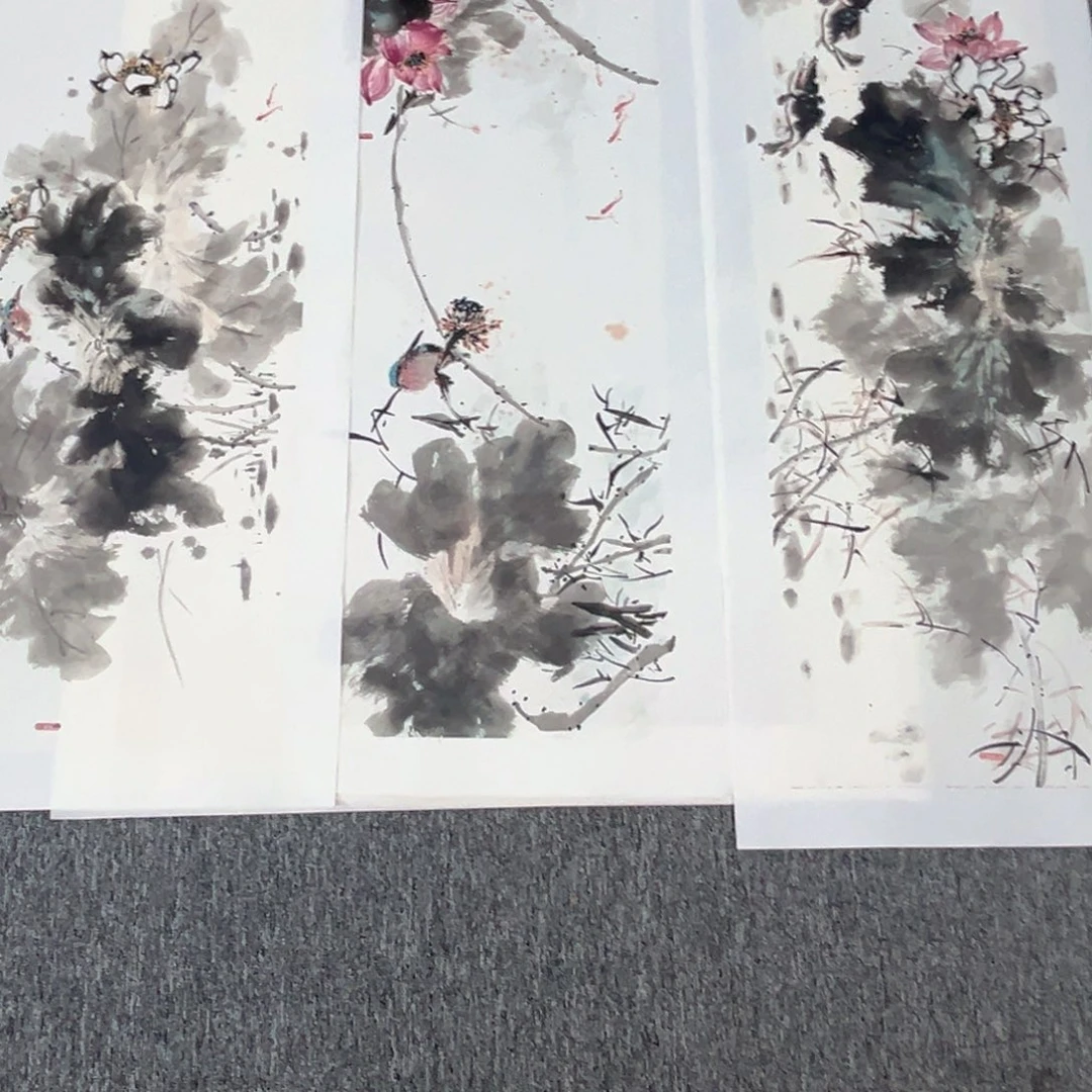 在***情国画绘画作品多次3张
