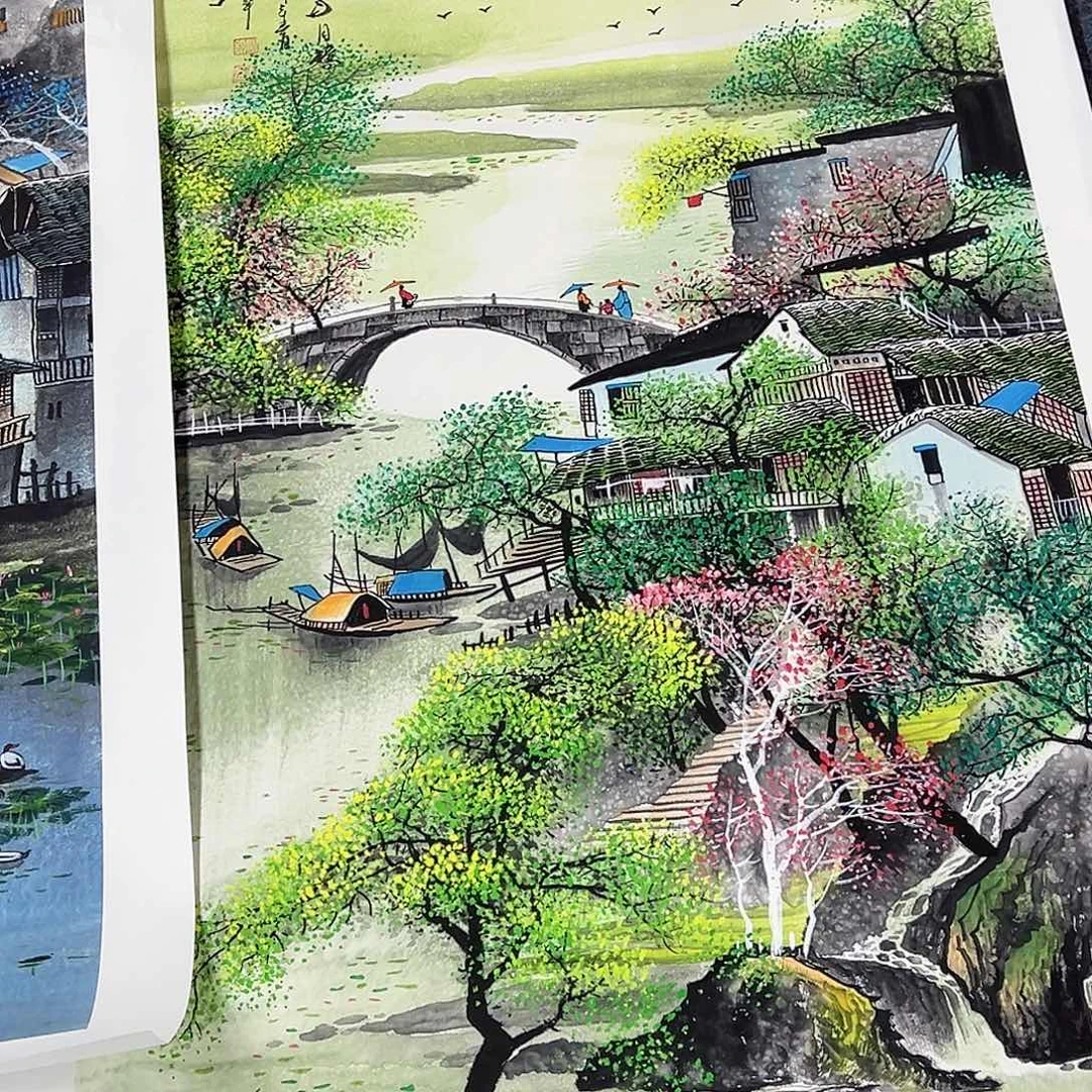 国画事事顺心如意万事如意