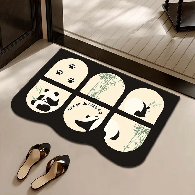 轻奢超维环保地垫卫生间超强吸水防滑垫一擦净☆好打理脚垫简约