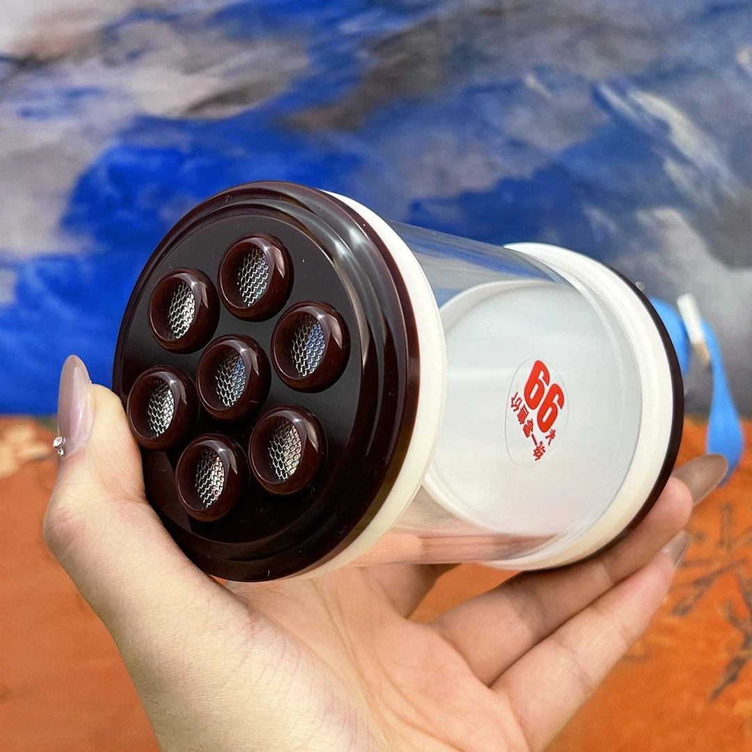 甜甜文玩-新品鸣韵60火麒麟鸣韵新品红白双色蝈蝈罐