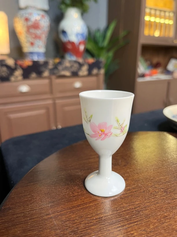 觅瓷山房 釉上粉彩不退换福利杯
