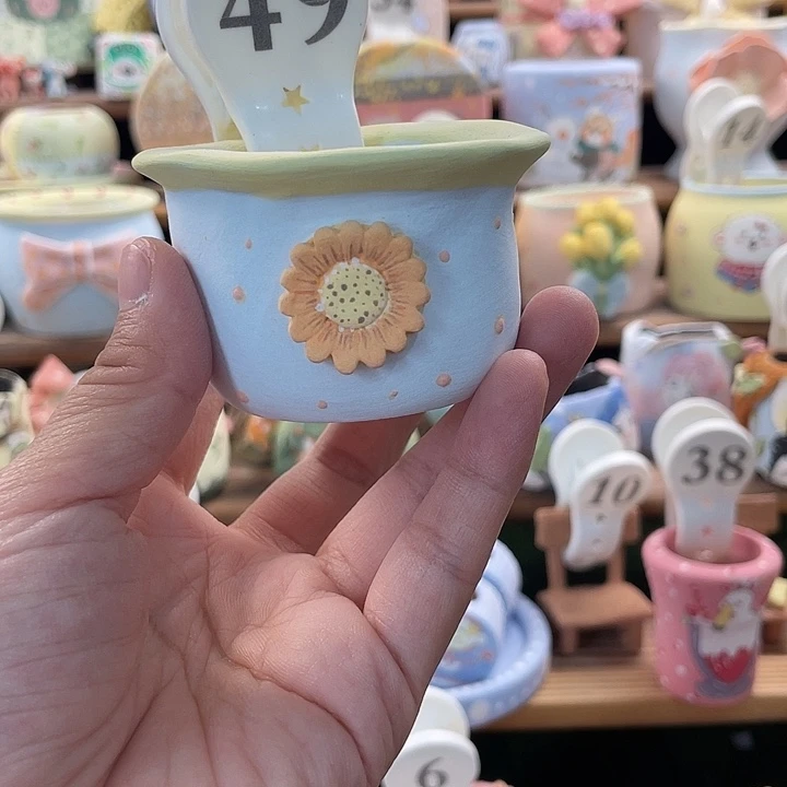 49……手工手绘花盆