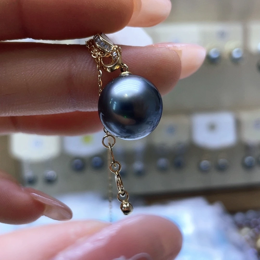 海水珍珠颈饰18K金镶嵌