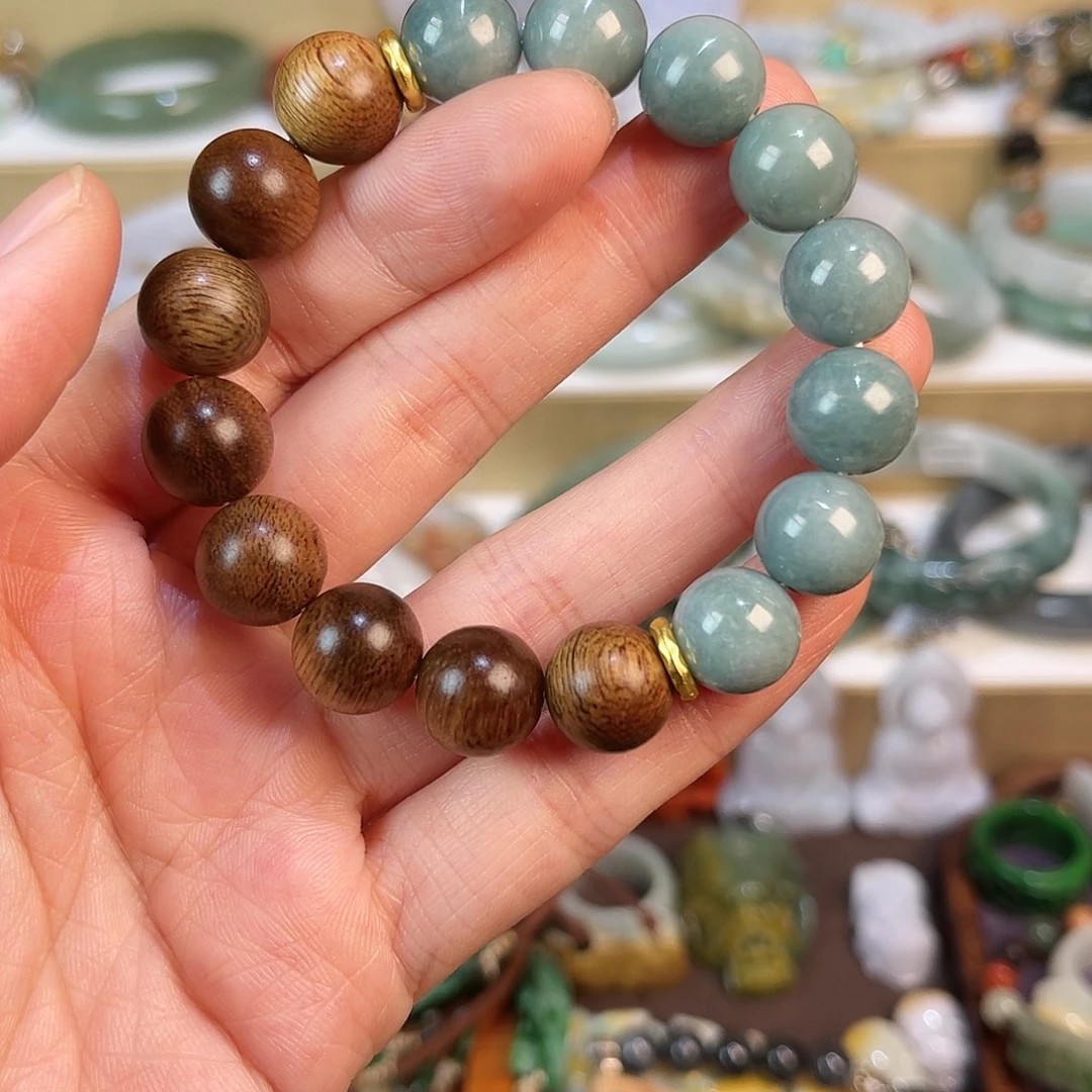 翡翠未镶嵌手链手链