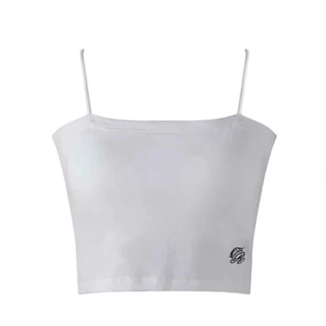 【刘噗噗】Frlmk@原单 刺绣抹胸吊带美背！必须拍