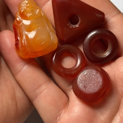 ༺***༻玛瑙/玉髓未镶嵌藏传小元素配饰饰品
