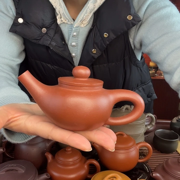 紫砂茶壶神灯容量约160