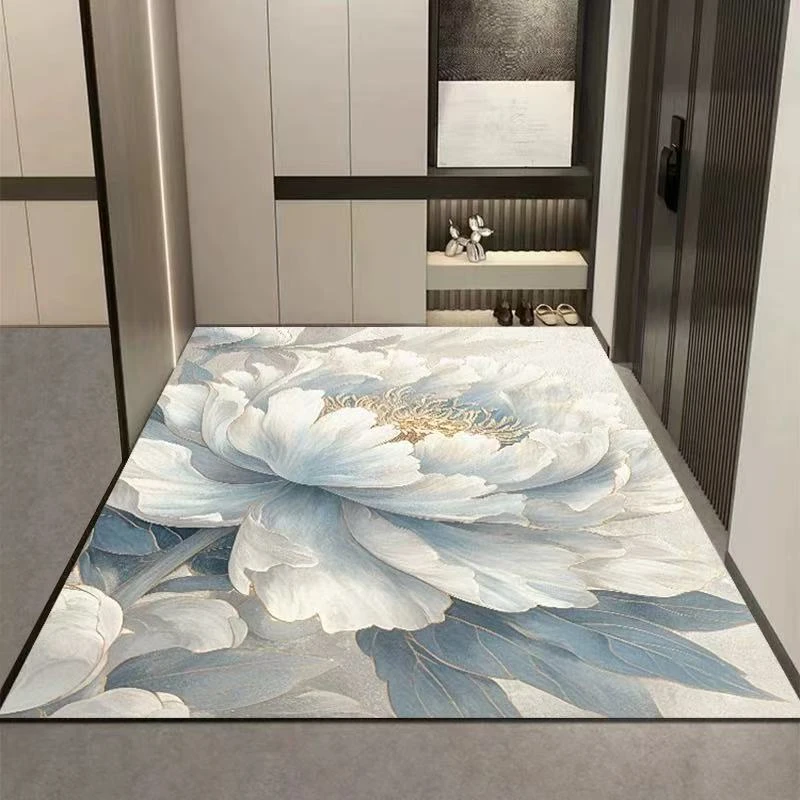 山海-436【120x160】高级感硅藻泥入户门地垫防滑吸水家用脚垫